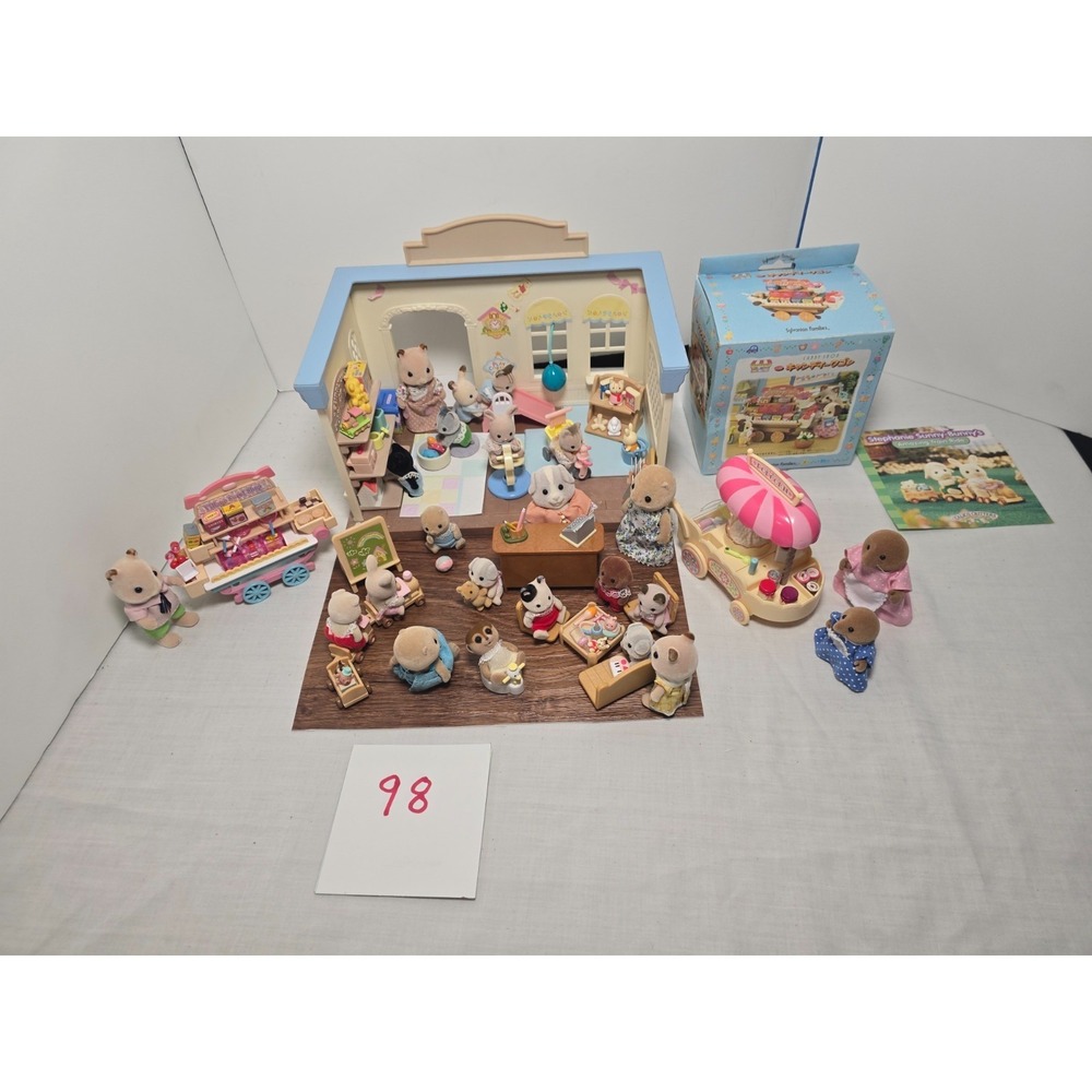 Calico Critters Toy Shop Store Playset Customized Babies Toys Sweets Popcorn